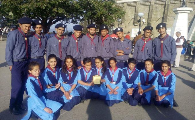 Participating in Awareness Rally at Ridge, Shimla