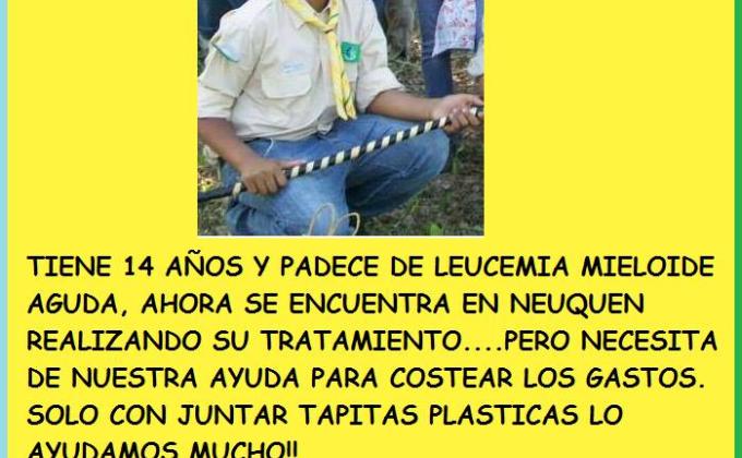 COLECTA DE TAPITAS PARA TRATAMIENTO DE KEVIN