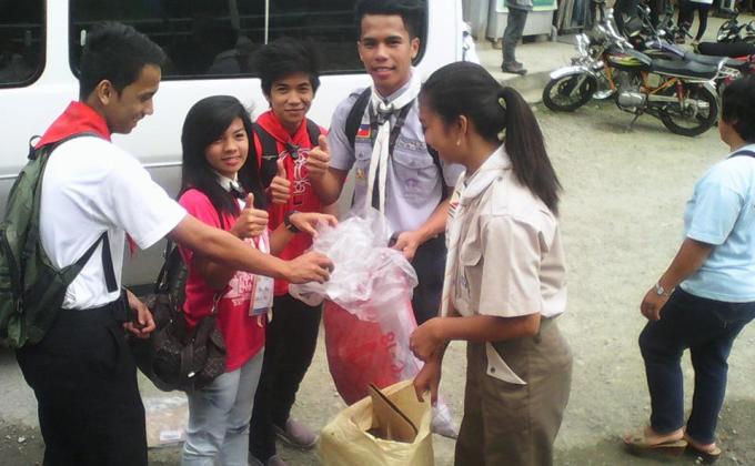 Community Service in our Town Fiesta(Santa Fe, Nueva Vizcaya, Philippines)