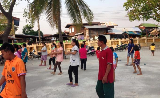 ส่งเสริมสุขภาพผู้สูงอายุ บ้านนาสีนวน อำเภอกันทรวิชัย จังหวัดมหาสารคาม