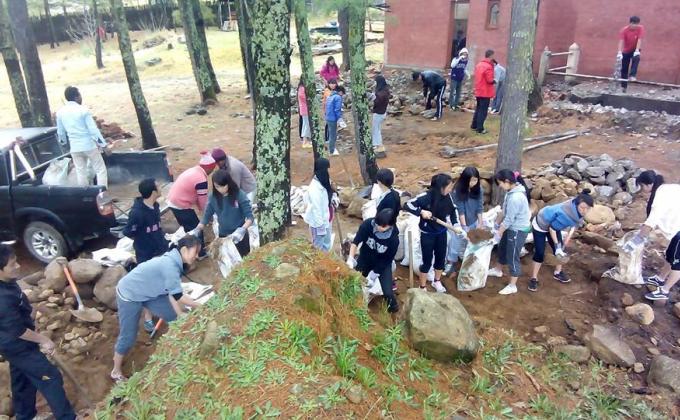 construction  of Temple