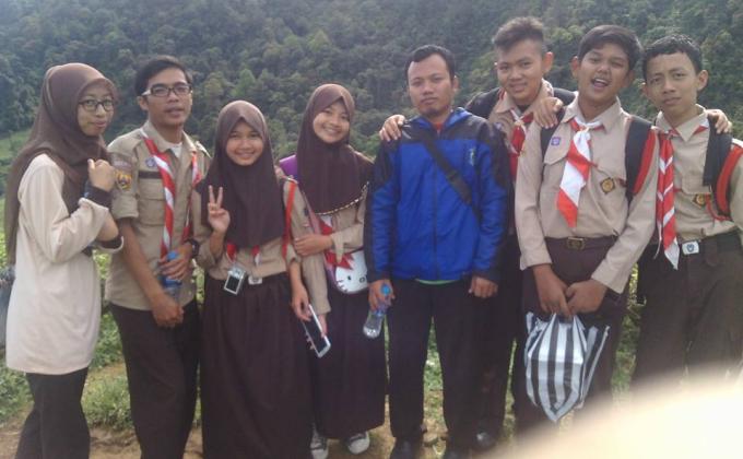 hiking to the big montain