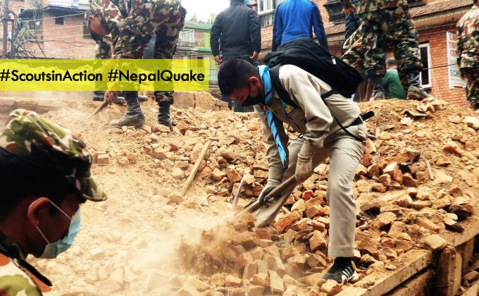 Earth Quake Emergency relief in districts 