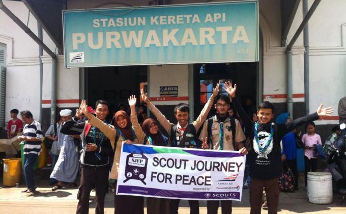 Scout Journey for Peace Stage 6 ; Cibatu, Garut - Purwakarta City