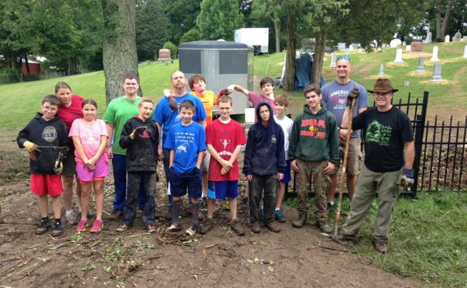Cemetery clean up