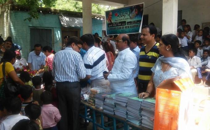 Distribution of Notebooks and Stationery 