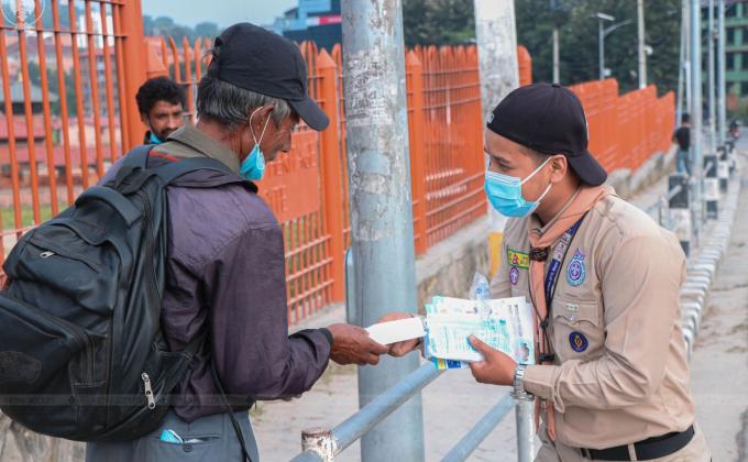 SMS Behavior Reinforcement Campaign against CoVID 19 