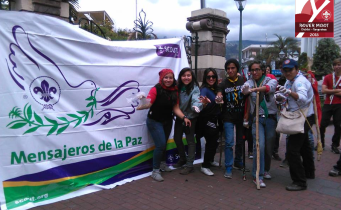 Campaña Medioambiente Ambato 2015 "Equipo Power Rangers"