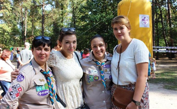 Happy birthday celebration of scout group "Plai"