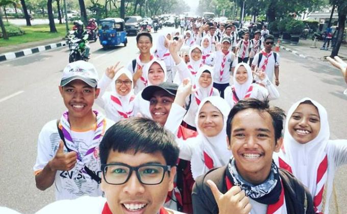 Jalan Santai bersama MOP Indonesia