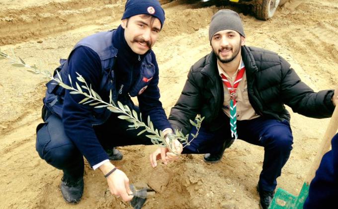 613 trees  - for New Life and Peace in memory of 613 victims of  Khojaly tragedy