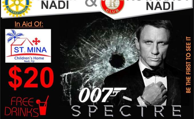  Joint Fundraising Project-James Bond Movie Premier- Spectra To Aid Orphanage School (Rotaract Club of Nadi New Horizons)
