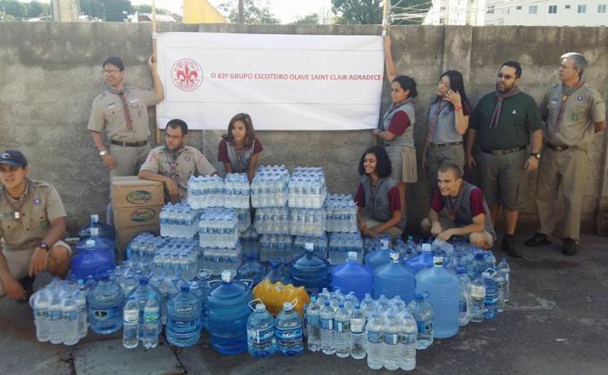 FORÇA TAREFA ESCOTEIRA: AJUDA HUMANITÁRIA AOS ATINGIDOS PELO DESASTRE NA CIDADE DE MARIANA - MINAS GERAIS - BRASIL