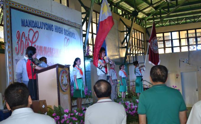 MHS Graduation 2015 assisted by some Scouts (BSP-GSP)