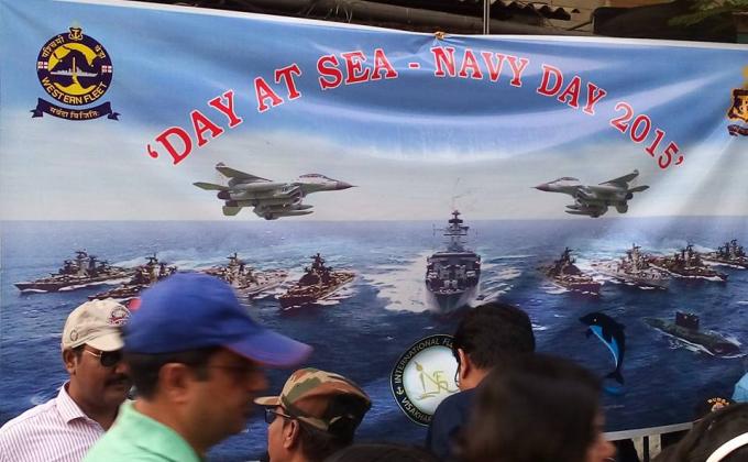 Visit to Naval ship INS Mysore (D 60)