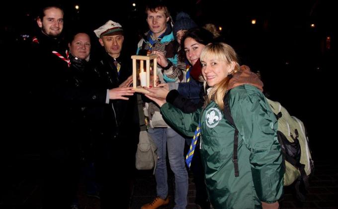 NOSU Scouts participated in the Light of Peace ceremony in Krakow 