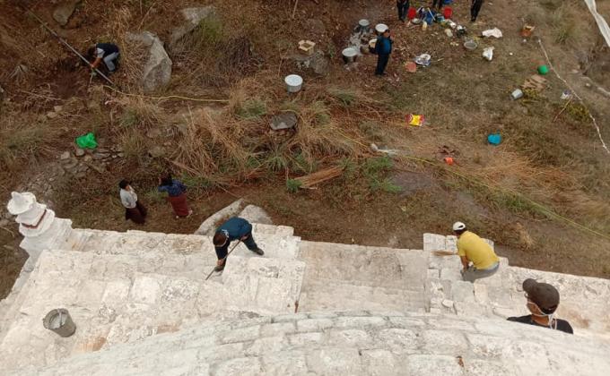 Reviving the stupa