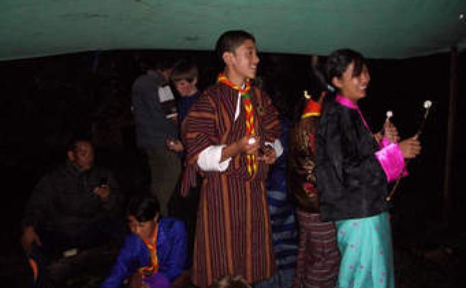 participated in 3 days kings camp (Toenpa Badge camp) held at Tsirang Dzongkhag