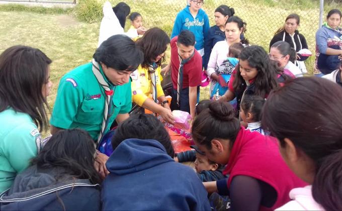 "Regalando sonrisas"