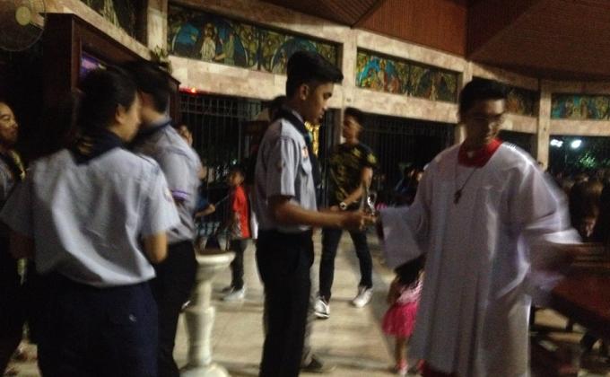 Mass Offering at Mother Of perpetual help parish PH