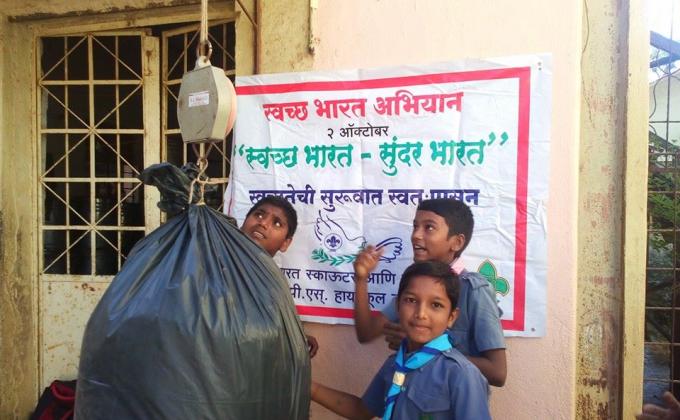 Messengers of Peace in India Recycle Plastic Waste