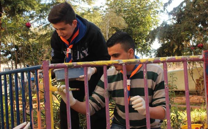 طليعة النسر تنفذ نشاطا تطوعيا