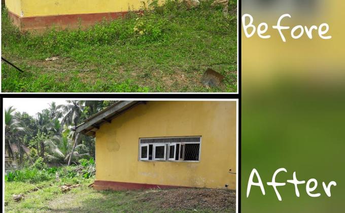 cleaning mayura children's home