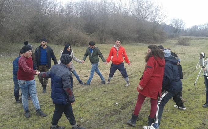 Goygol ( Göygöl ) scouts has organised a meeting aroud the Ganja river.
