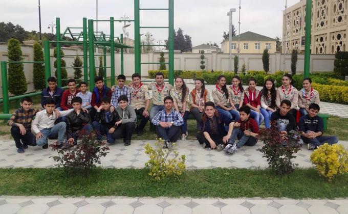 The first spring meeting of "Shahriyar"  Scout Troop