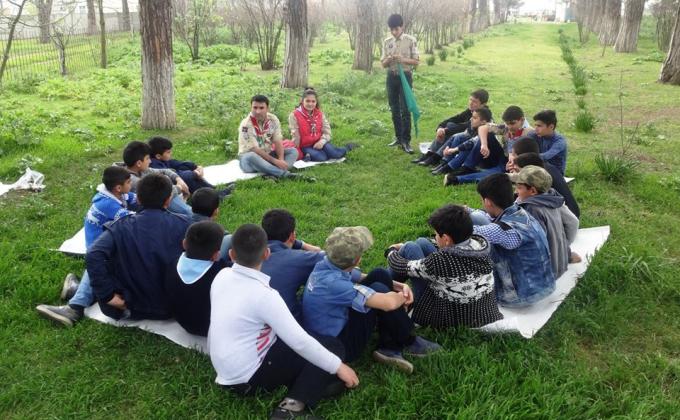 Training Meeting of "Mughan" Scout Troop