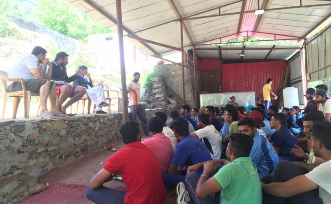 nature cum advanture and social service camp