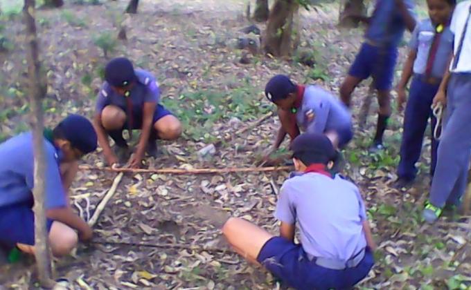 outdoor troop meeting 