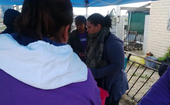 Soup Kitchen at Informal Settlements Strandfontein Cape Town