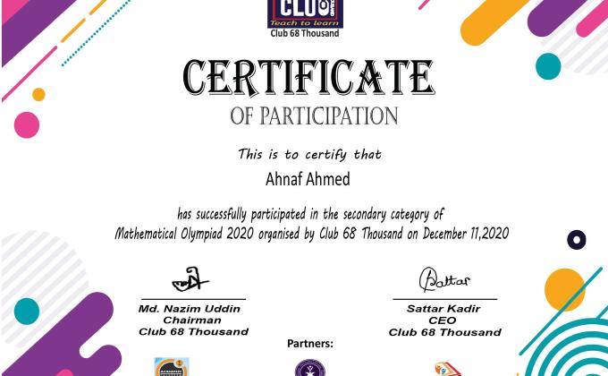 Online Math Olympiad Participation