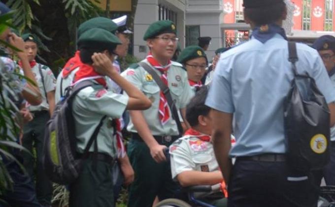 The President Team: Chief Scout Hospitality Istana Service Duty