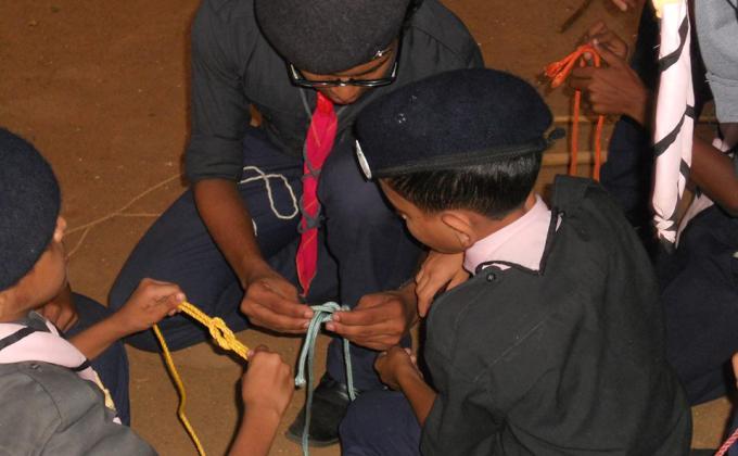 Training Session for Scouts
