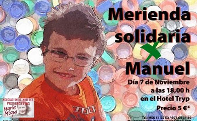 Merienda solidaria por Manuel