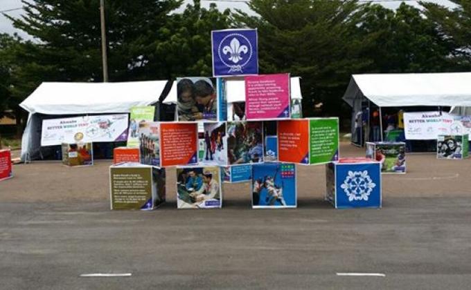 #Better World Tent Activities and # Messengers of Peace Training at the 7Th African Scout Jamboree