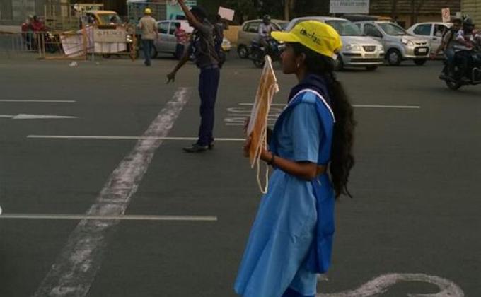 Traffic awareness campain