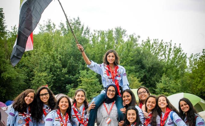 (Scout can change the world (Guides Antide
