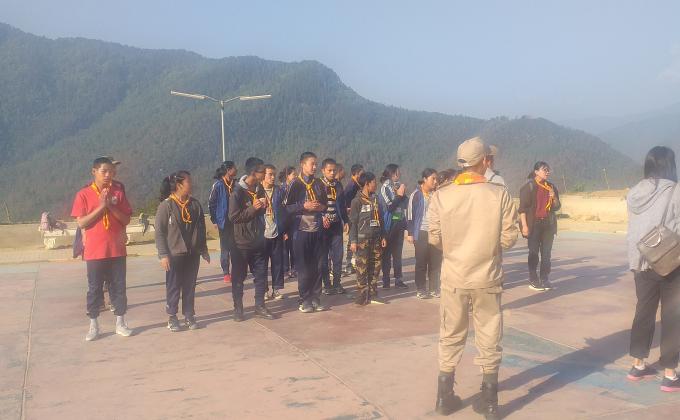 Organized Scout Hiking