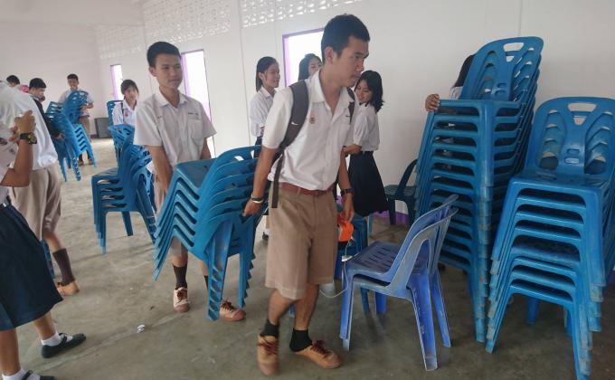 จัดสถานที่ในการติว