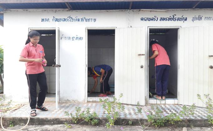 ทำความสะอาดวัด