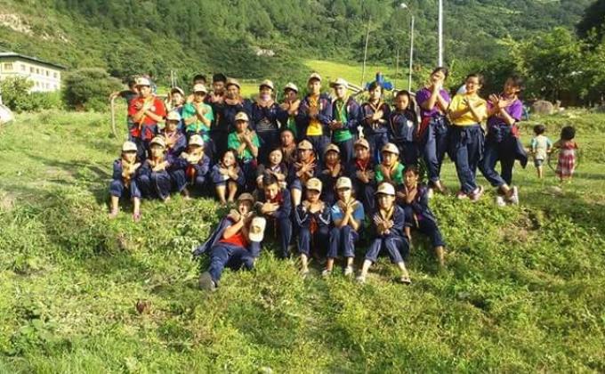 Cleaning campaigan And flower plantation 