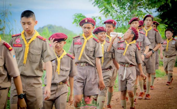 การฝึกอบรมลูกเสือ-เนตรนารี โรงเรียนเจี้ยนหัว