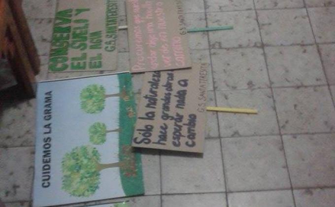 Mensajes ecológicos.