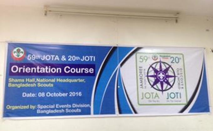 59th JOTA & 20th JOT Station Operator Orientation Course 2016.