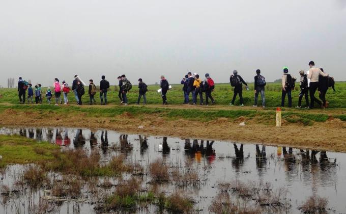 Hiking of new scouts of  "Mubarizlar " scout group.