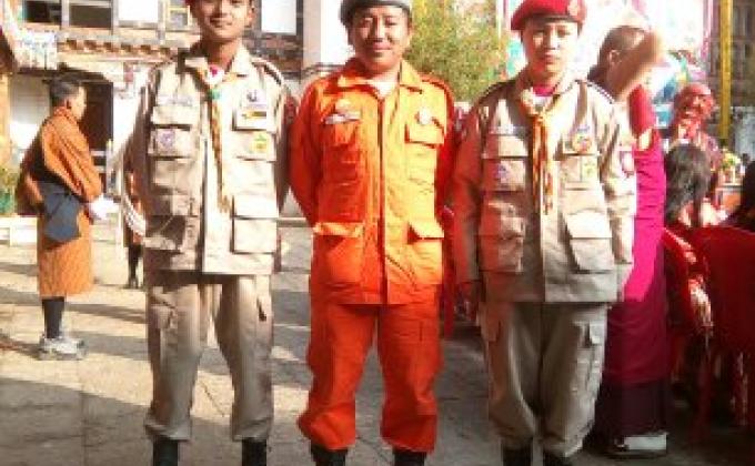 1st service after Leadership training at Trashiyangtse Tshechu