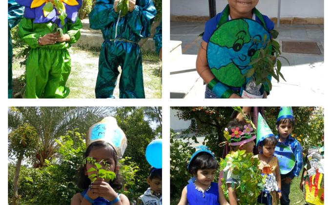 Fancy dress competition on earth day
